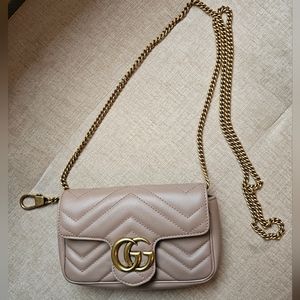Gucci GG mini Marmot foldover